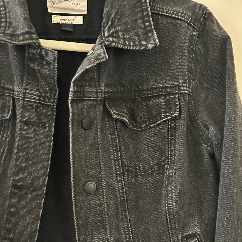 Vintage black denim jacket